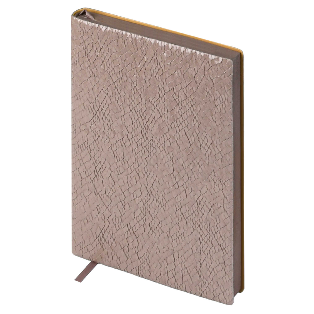 Ежедневник недатированный "Аспид Глосс", А6+, 320 страниц, линейка, пепельно-розовый