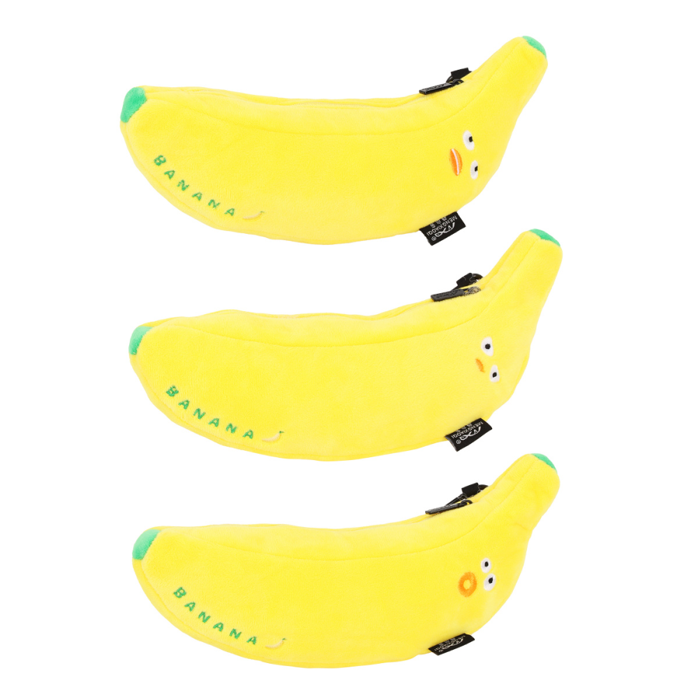 Пенал "Banana", 1 отделение, желтый