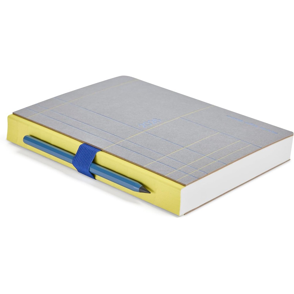 Ежедневник датированный "Back to Basics" 2026, A5, линейка, серый