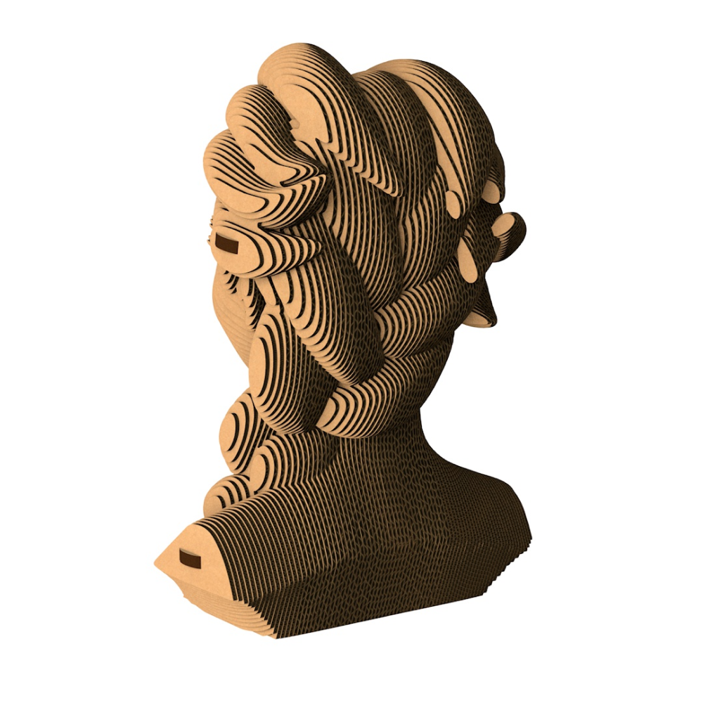 Пазл картонный 3D "Бюст Эльза" - 3