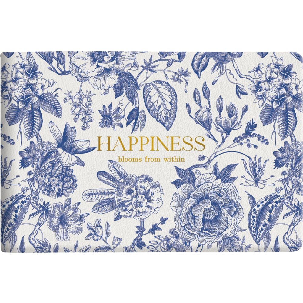 Еженедельник датированный "Happiness" на 2026 год, А6, 128 страниц, синий