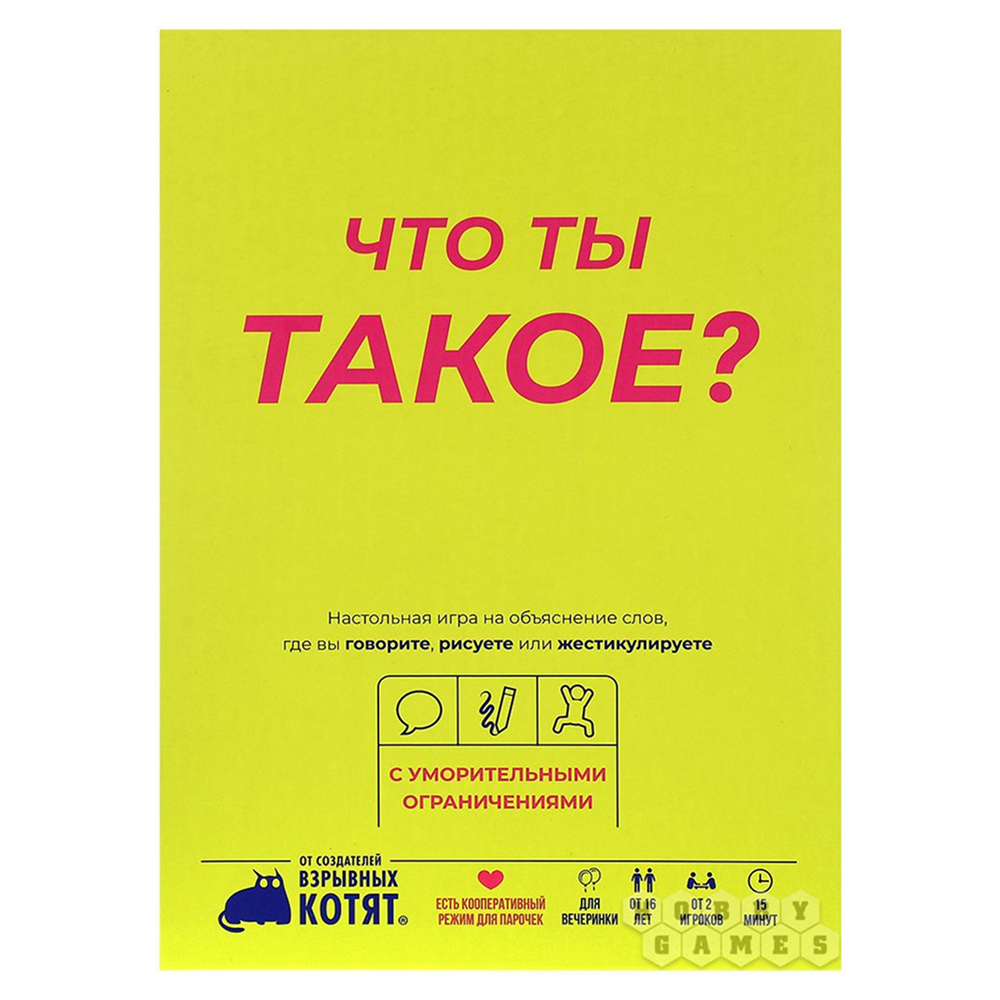 Игра настольная "Что ты такое?"