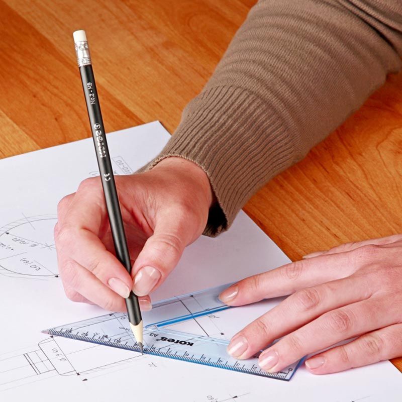 Карандаш простой "Grafitos", HB, без ластика, черный - 3 Карандаш простой "Grafitos", HB, без ластика, черный - 3