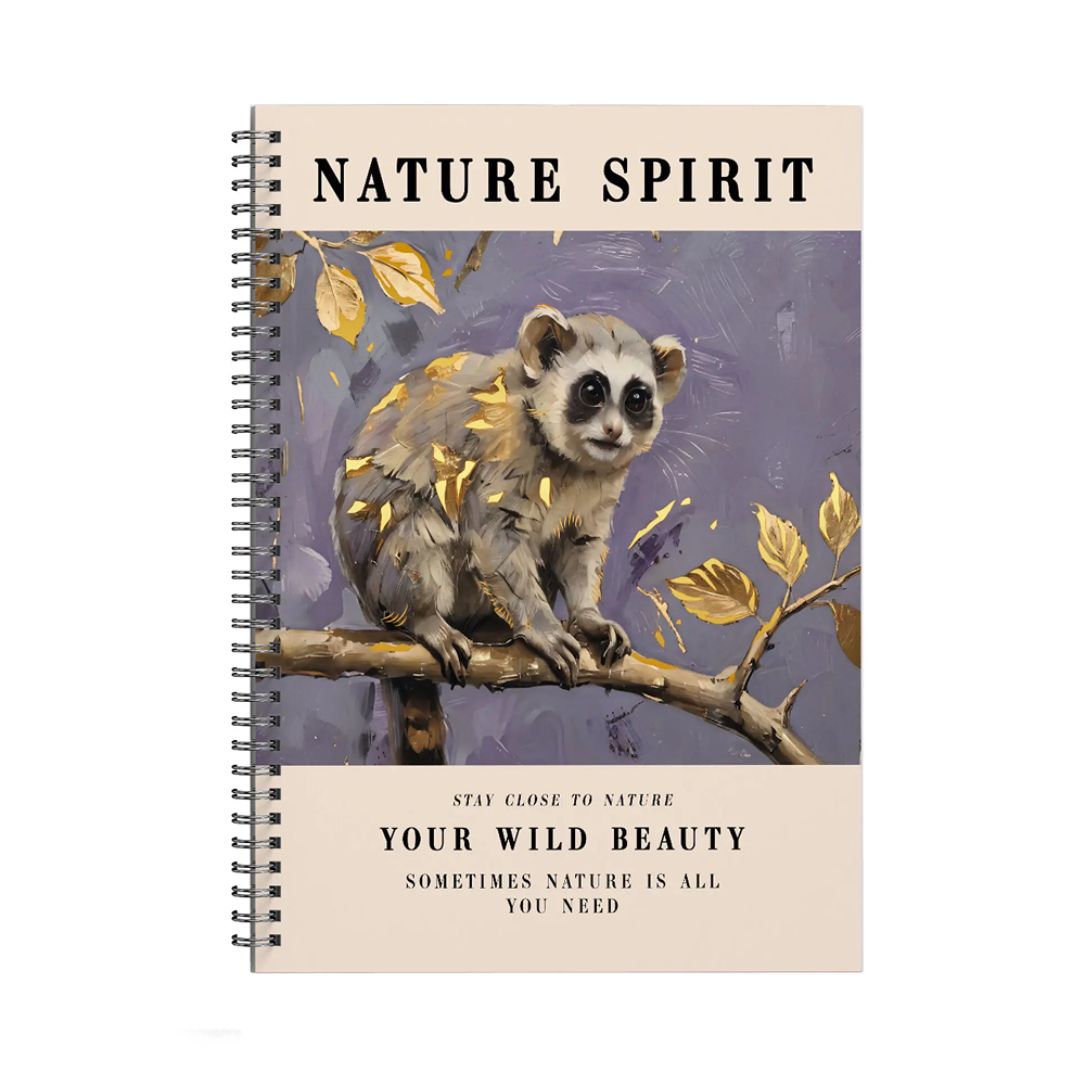 Тетрадь "Jane. Nature Spirit", А5, 120 листов, клетка, бежевый