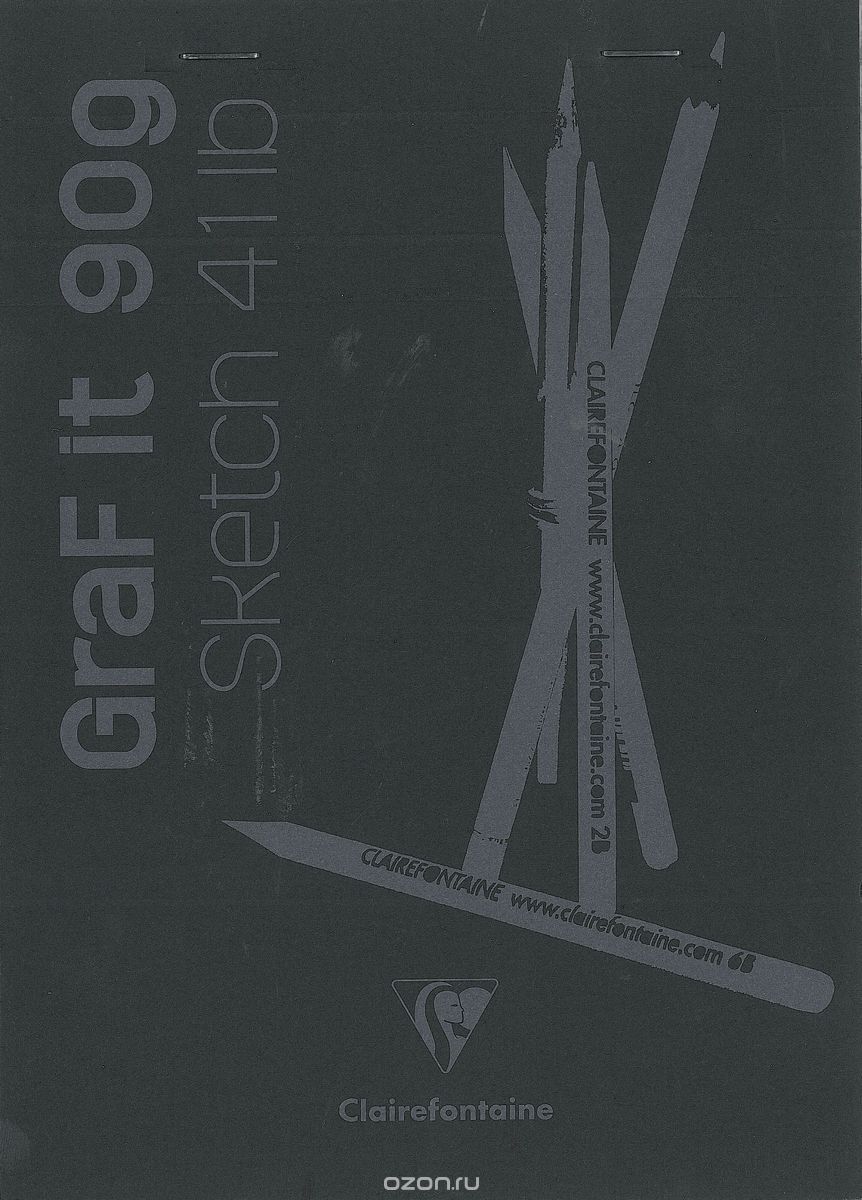 Скетчбук "Graf It", A5, 90 г/м2, 80 листов, черный