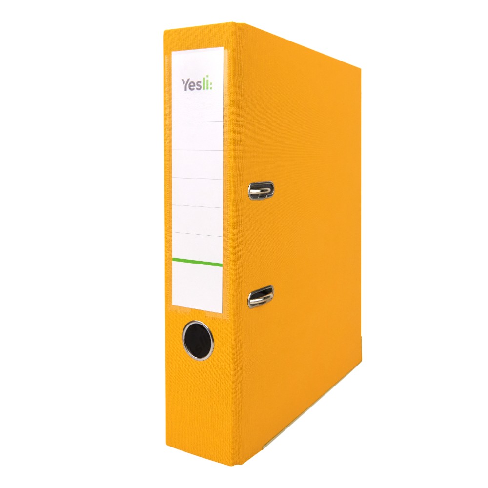 Папка-регистратор "Yesli:", А4, 75 мм, ПВХ Эко, желтый