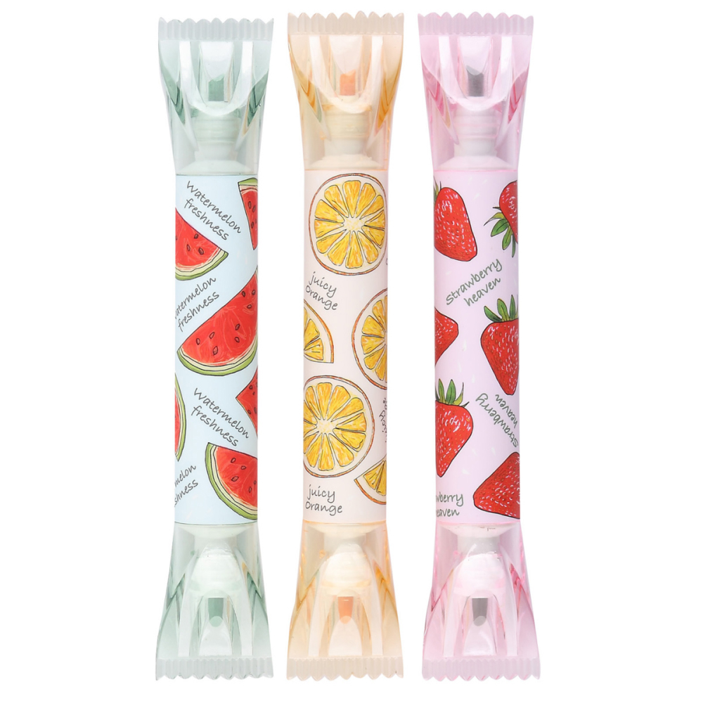Маркер текстовый "Tutti Frutti", 3 шт, разноцвеный