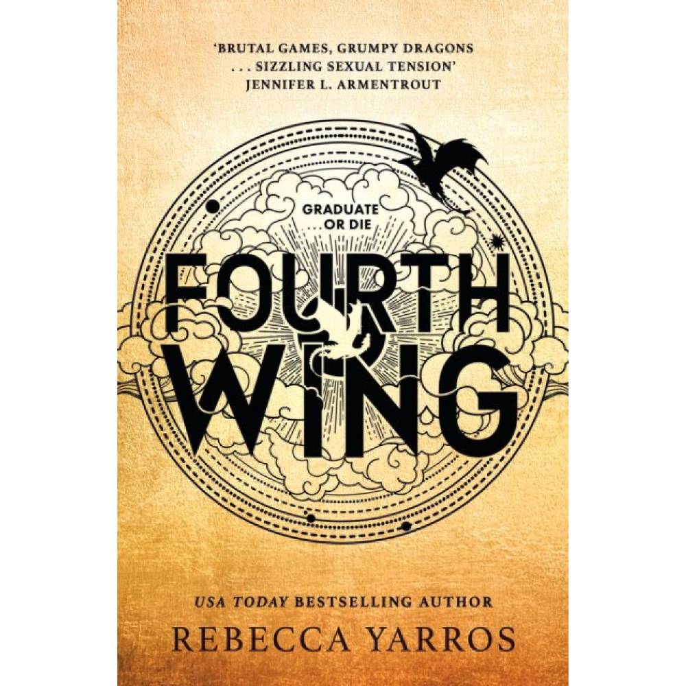 Книга на английском языке "Fourth wing", Rebecca Yarros