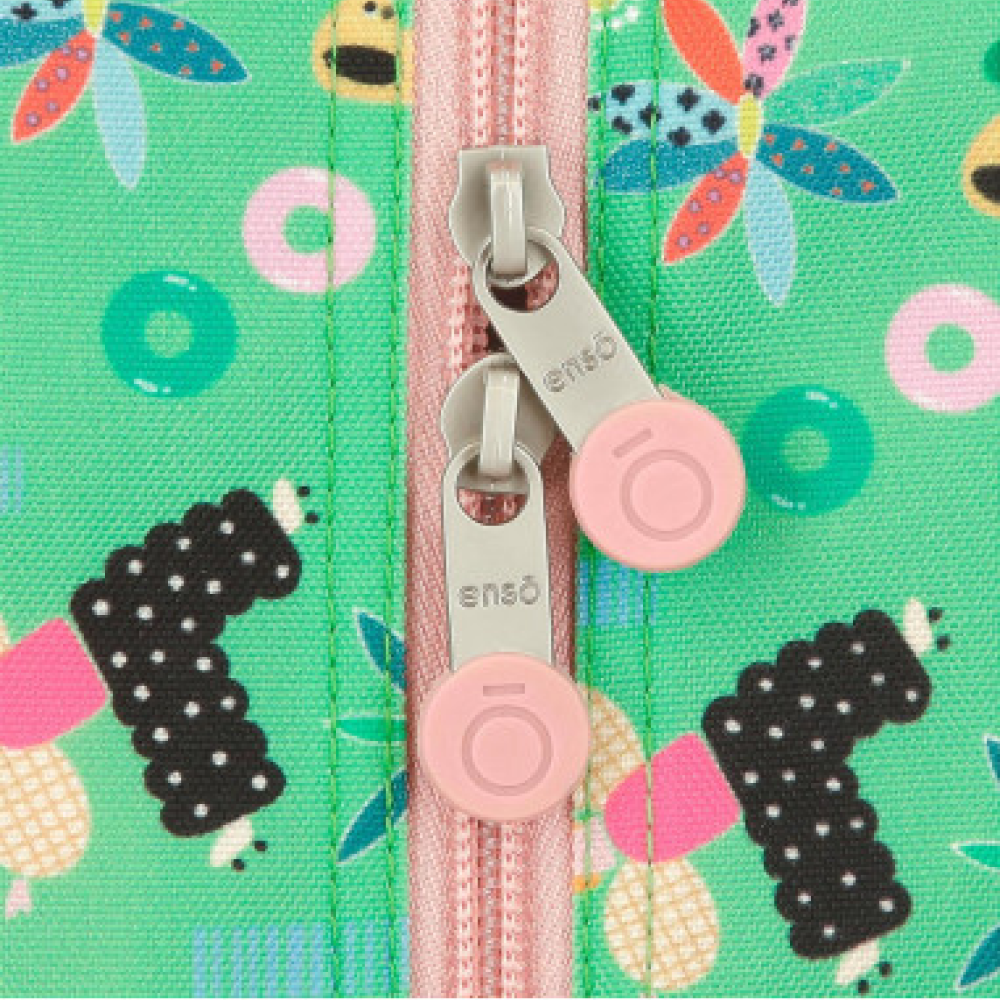 Рюкзак детский "Garden Party", зеленый, розовый - 8