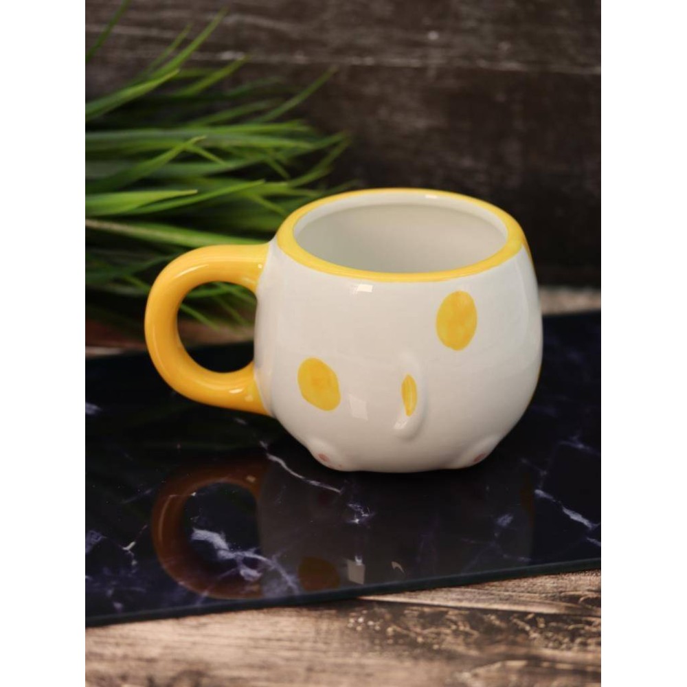 Кружка керамическая "Cat", 450 мл, оранжевый - 6