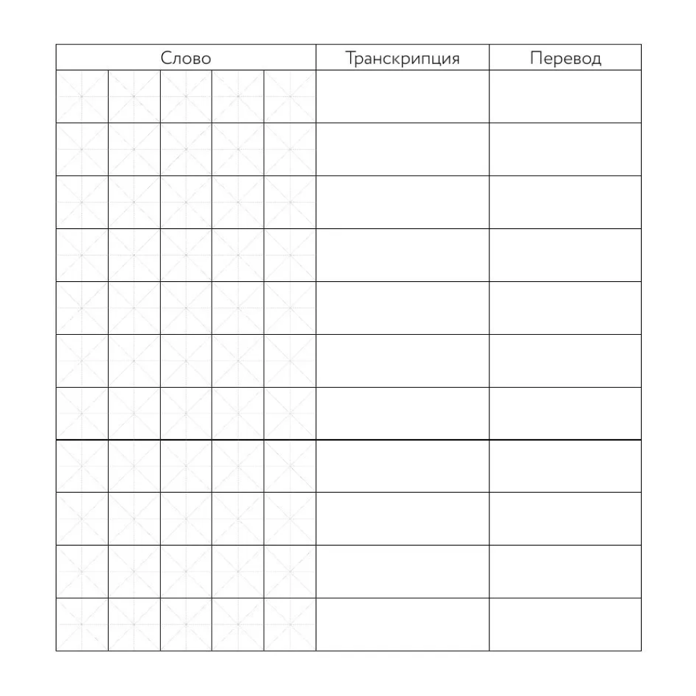 Блокнот "Словарь для записи китайских слов (Винтажный дракон)" - 4