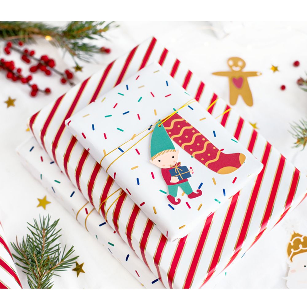 Бирка подарочная "Santa", 1 шт, ассорти - 3