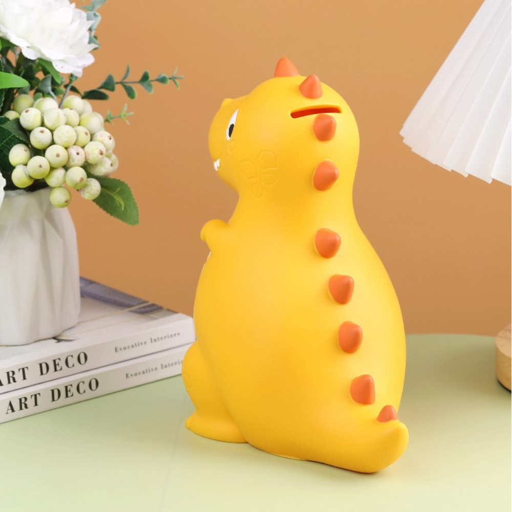 Копилка "Dinosaur", желтый - 4