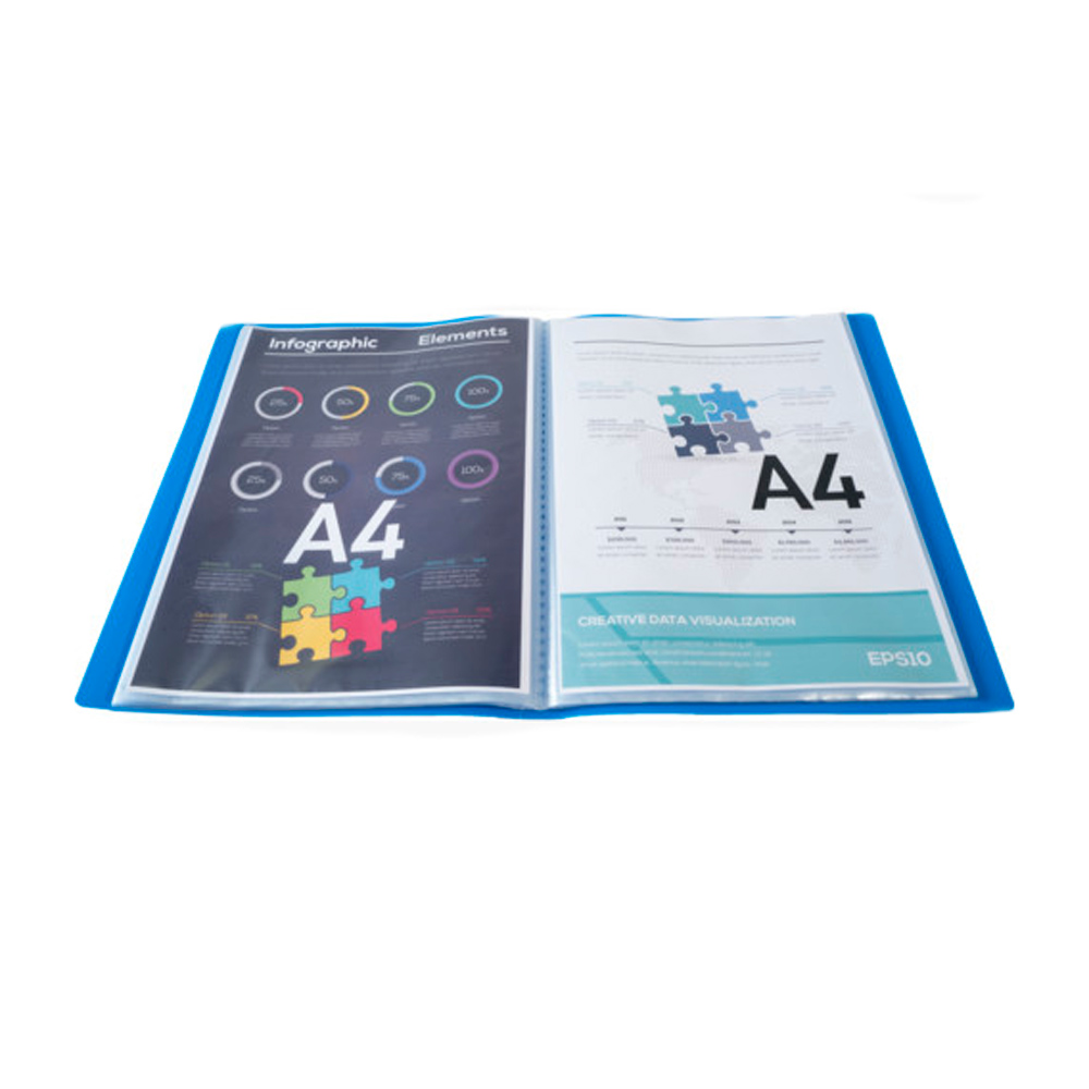 Папка c файлами "Exacompta", 60 карманов, ассорти - 3