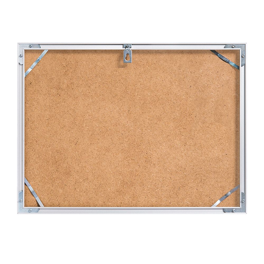 Фоторамка с антибликовым стеклом, 30х40 см, серебристый