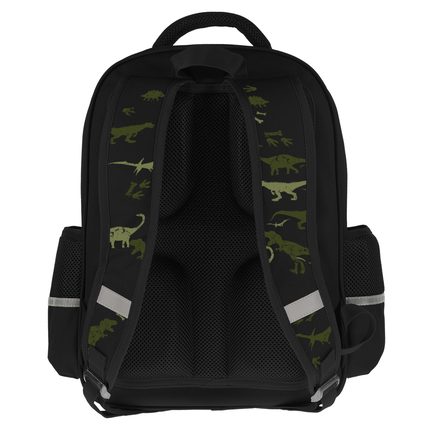 Рюкзак школьный Bruno Visconti "Динозавры. Паттерн", черный - 6