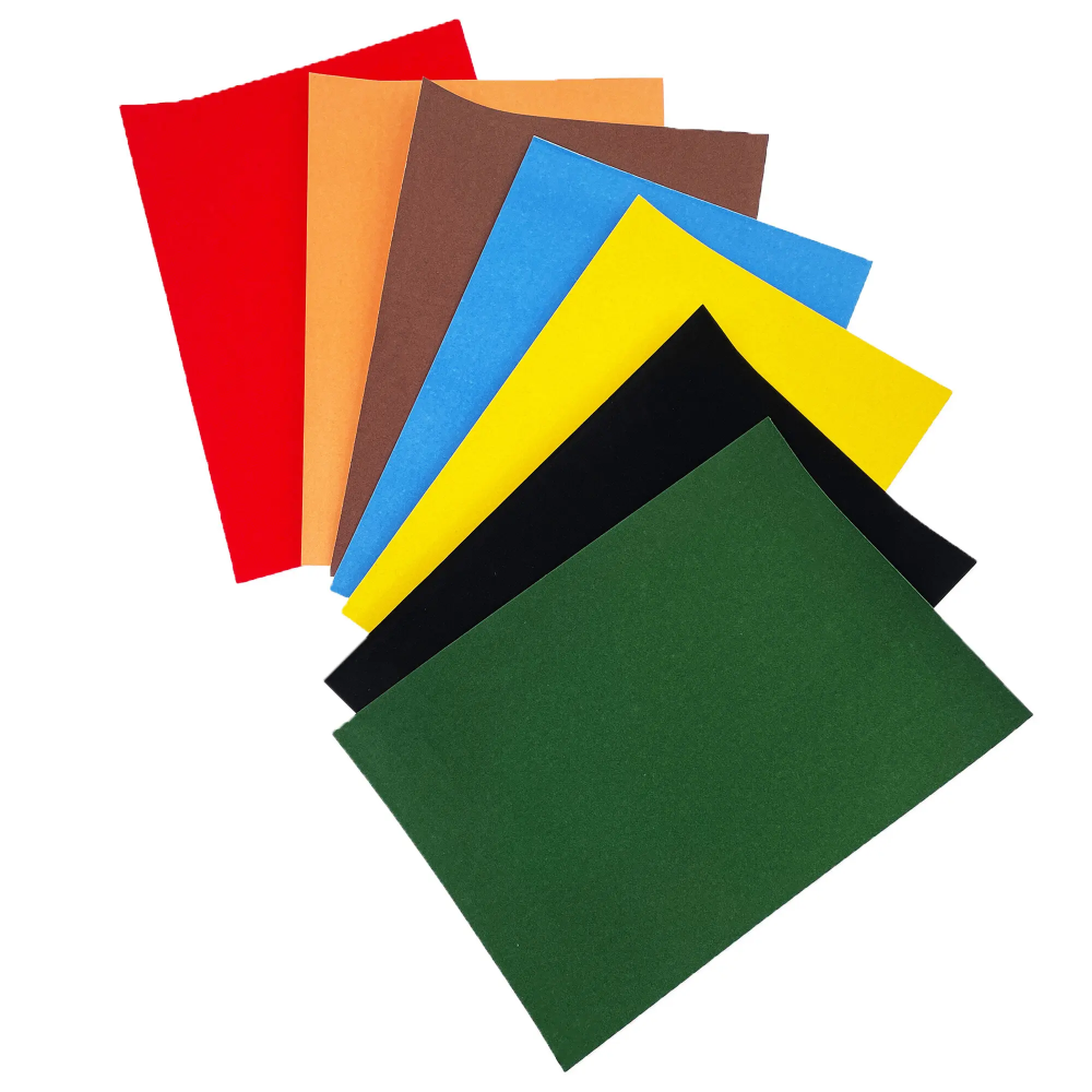 Бумага цветная "В цветах", 7 цветов, 7 листов 