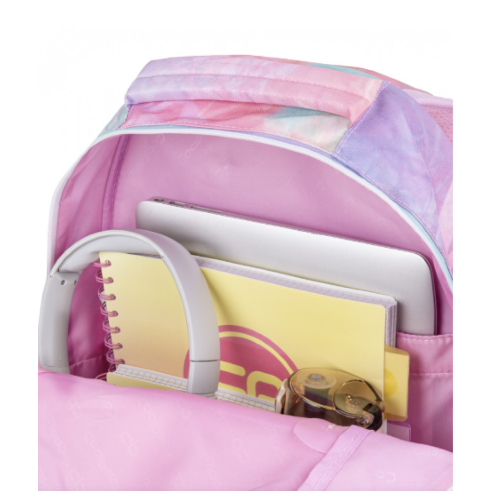 Рюкзак школьный "Tie Dye", розовый - 4