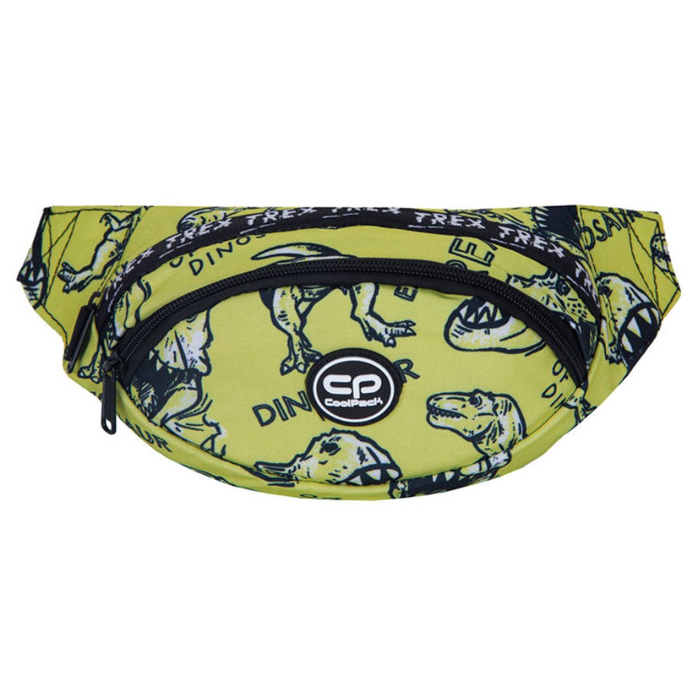 Сумка поясная Coolpack "Dino adventure", желтый