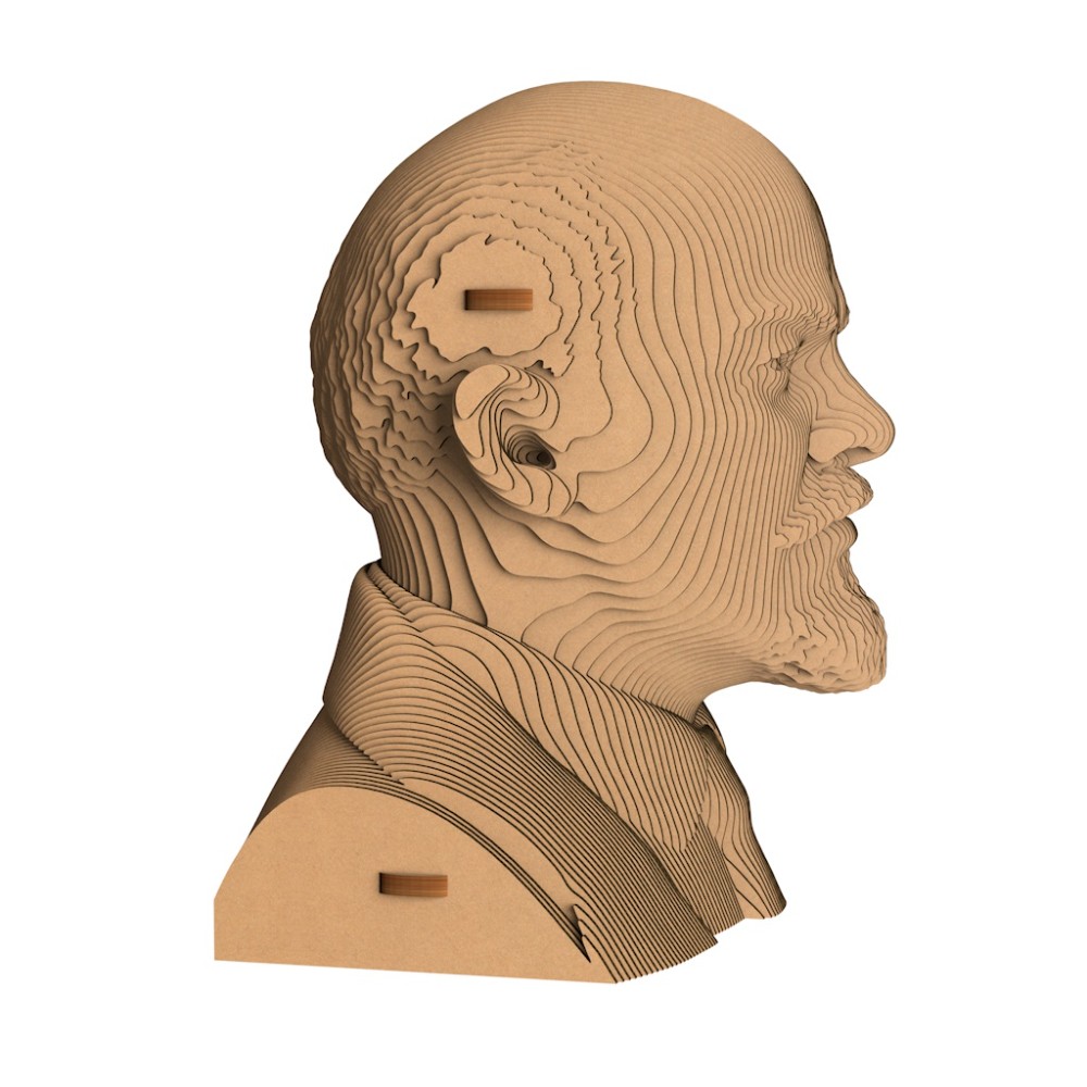 Пазл картонный 3D "Бюст Ленин"