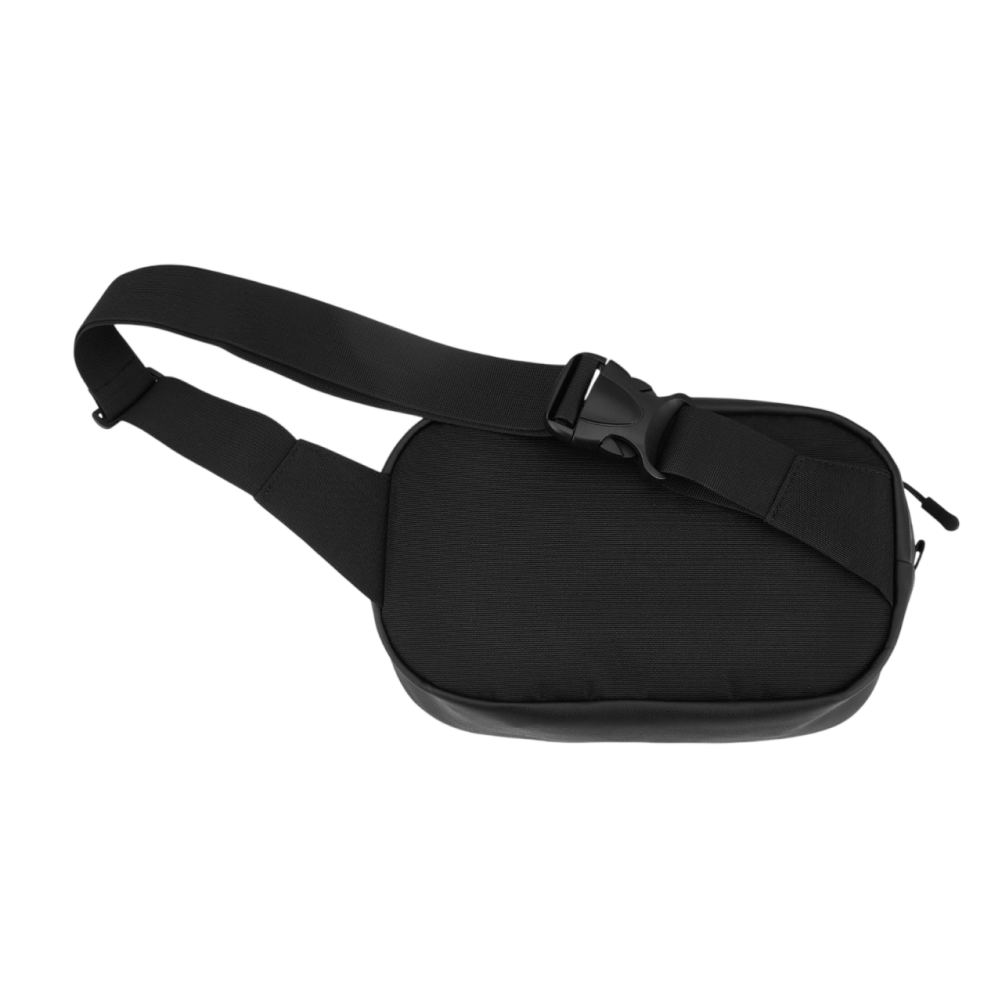Сумка поясная "Квадро Чёрное", черный
