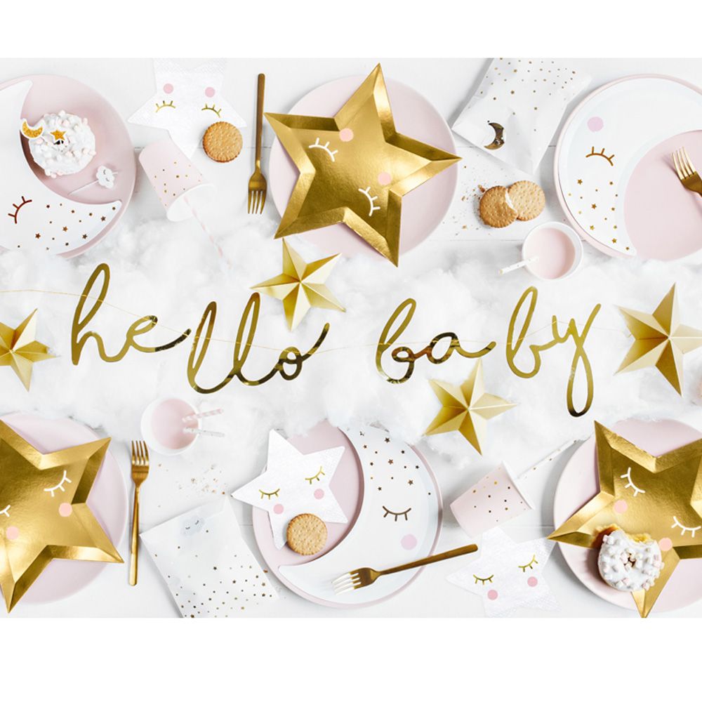 Тарелка бумажная "Белая луна", 10.5х24 см, 6 шт - 4