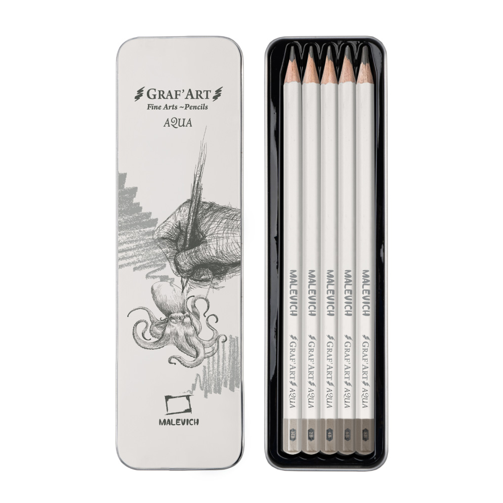Карандаш акварельный "Малевичъ GrafArt", 5 шт.