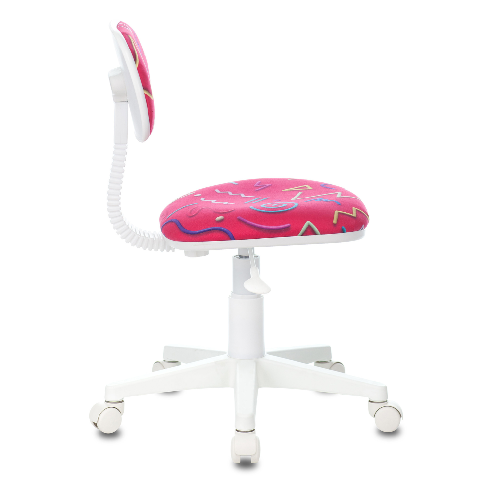 Кресло детское Бюрократ CH-W201NX, ткань, пластик, малиновый - 3