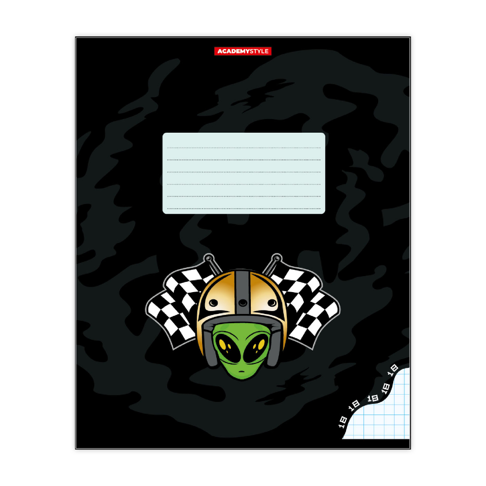 Тетрадь "Гуманоид", А5, 18 листов, клетка, ассорти - 3