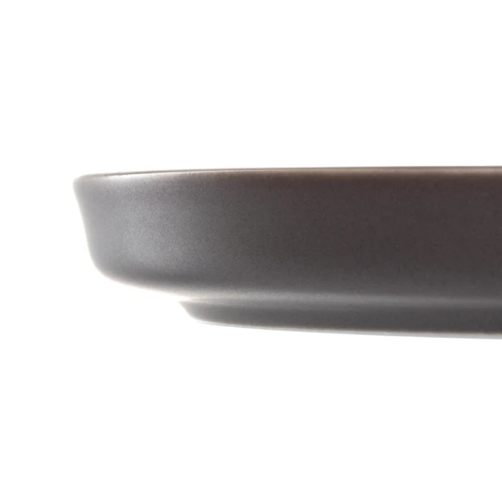 Тарелка керамическая "ROMA", 22 см, серо-коричневый - 4