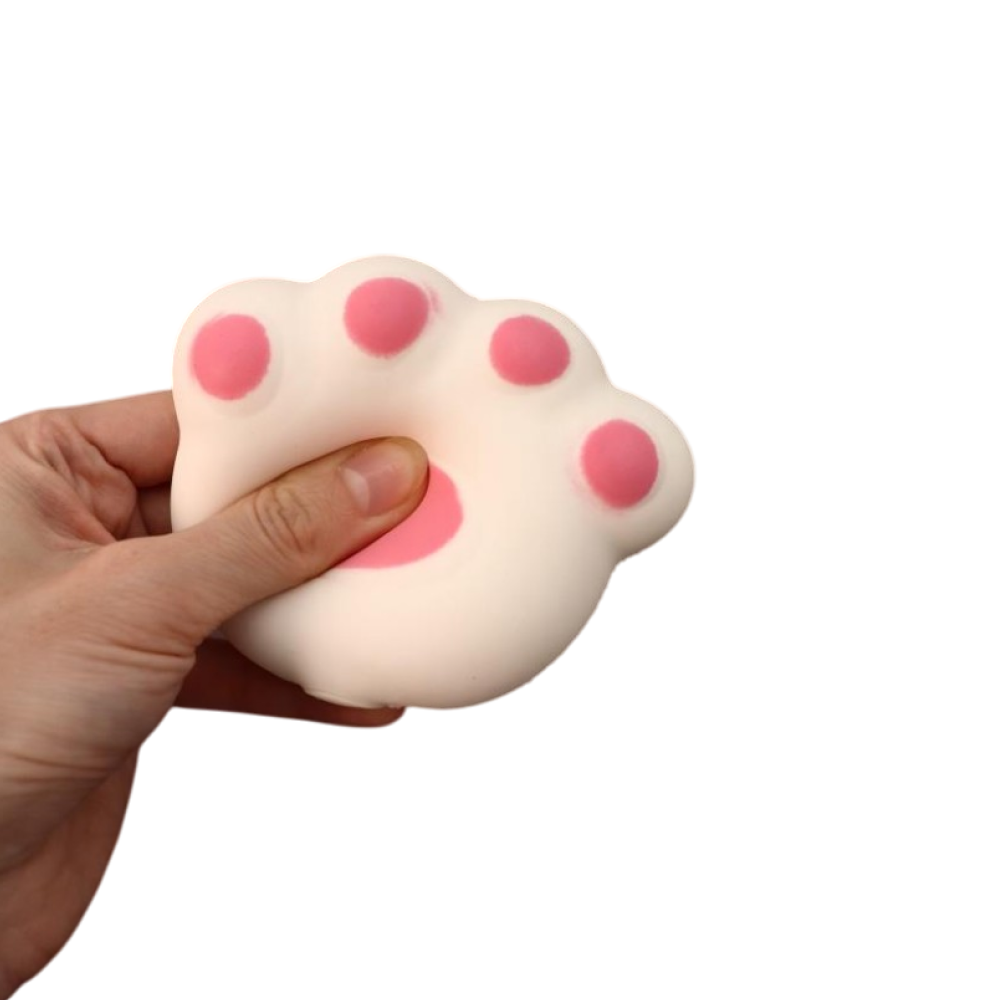 Антистресс "Мягкая Таба Лапка", белая