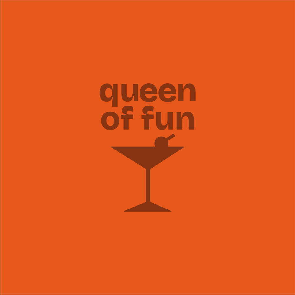 Бизнес тетрадь А5 «Queen of fun» soft touch, оранжевый