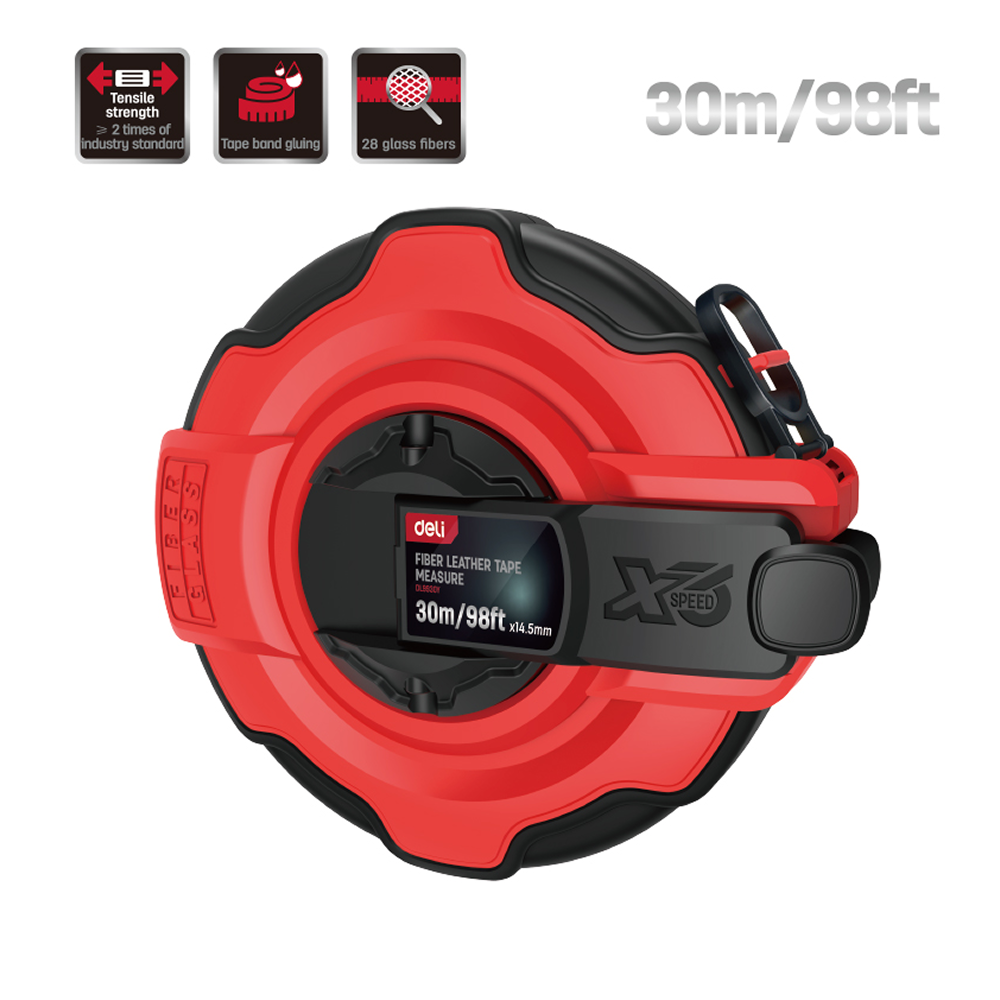 Рулетка Deli RS EDL9930Y, 30 м х 14.5 мм - 5
