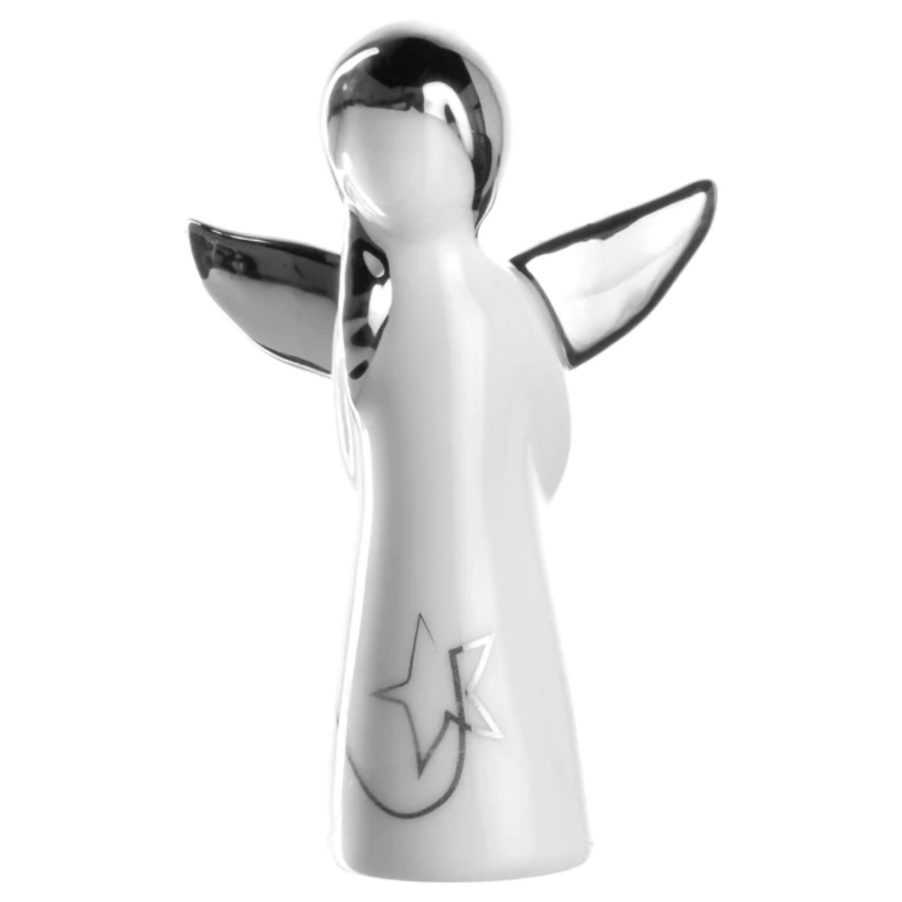 Фигурка "Ангел Palazzo", 9 см, белый, серебристый