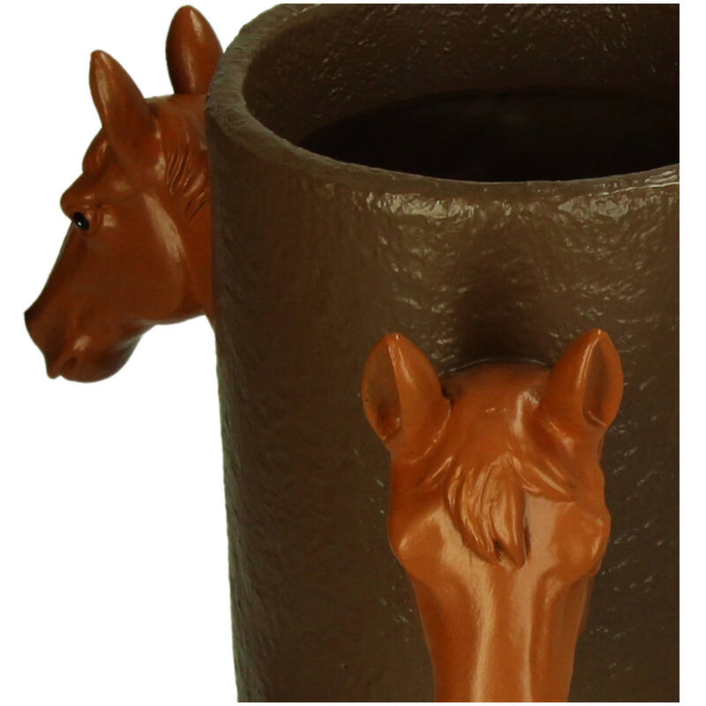Ваза "Horse", полирезина, коричневый