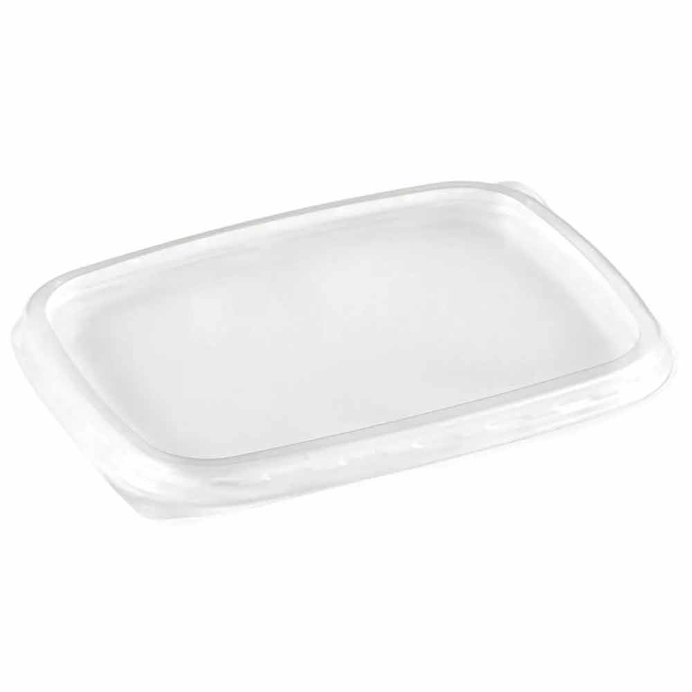 Крышка пластиковая для контейнера для салата, 500 мл, 175x130x13.5 мм, 50 шт/упак