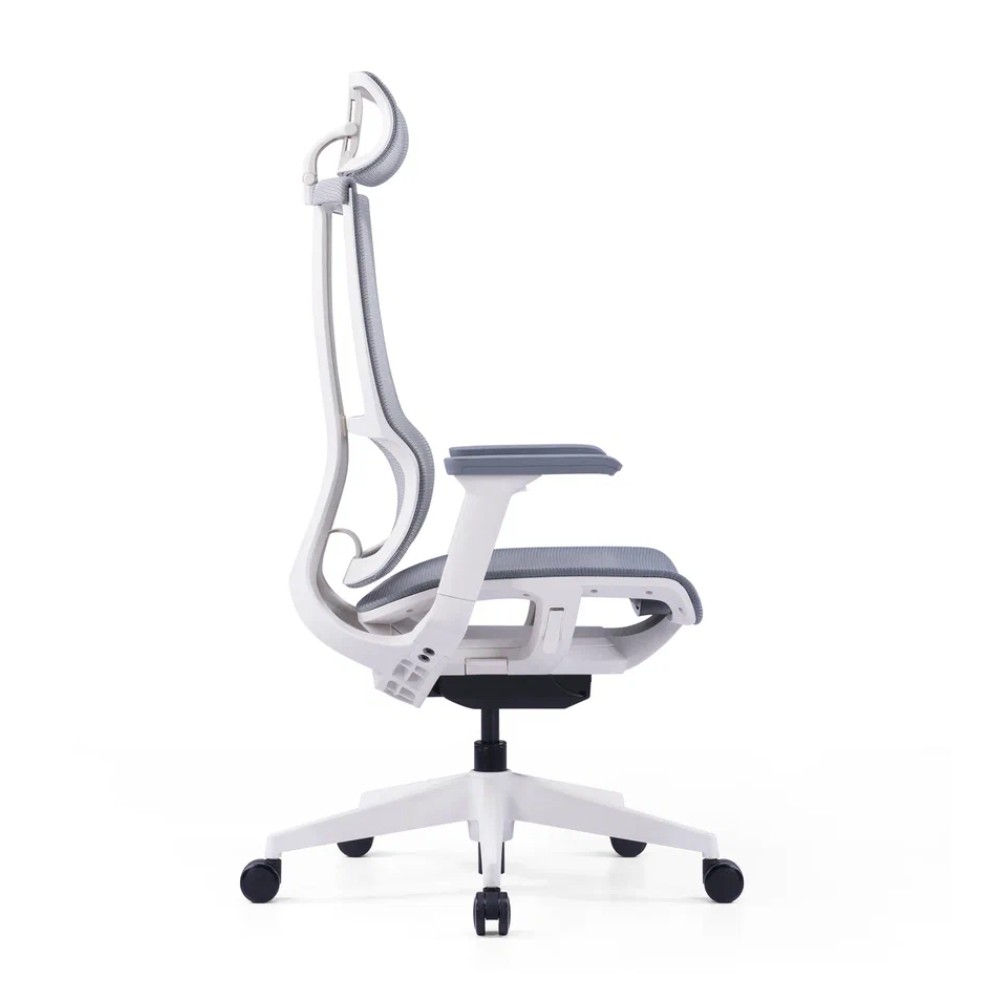 Кресло для руководителя SitZone E-303-001A-P1-WH сетка, серый - 3