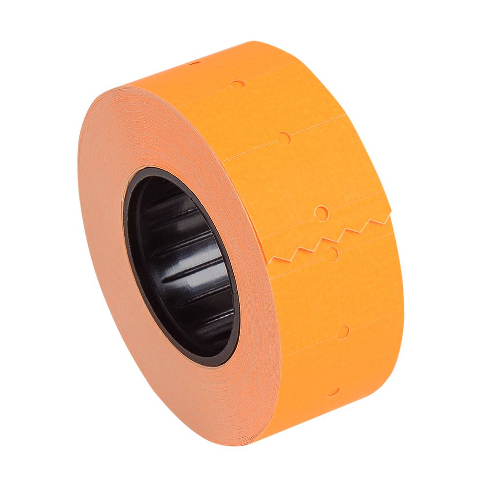 Этикет-лента для этикет-пистолета, 21x12x1000 мм, 1000 шт, оранжевый