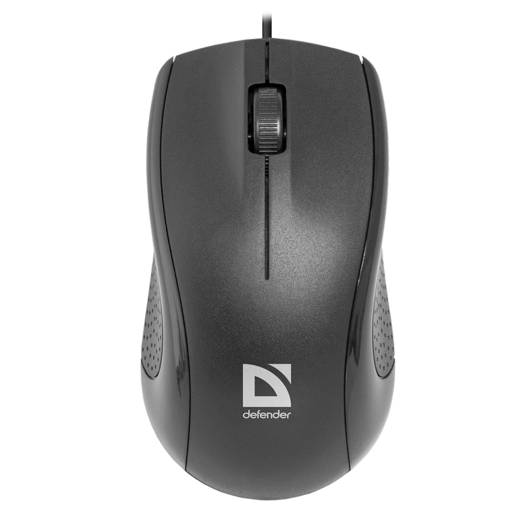 Мышь Defender Optimum MB-160, проводная, 1000 dpi, 3 кнопки, черный