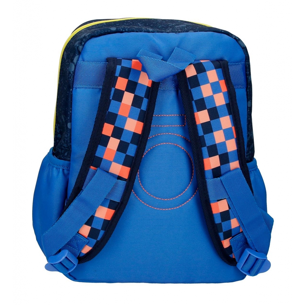 Рюкзак школьный "Bob friend" L, черный, синий - 3