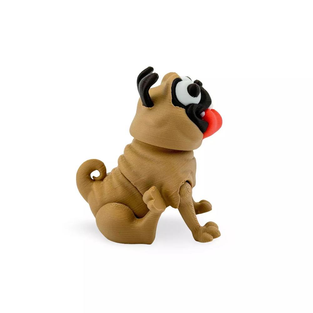 Игрушка 3D "Мопс Персик" - 4