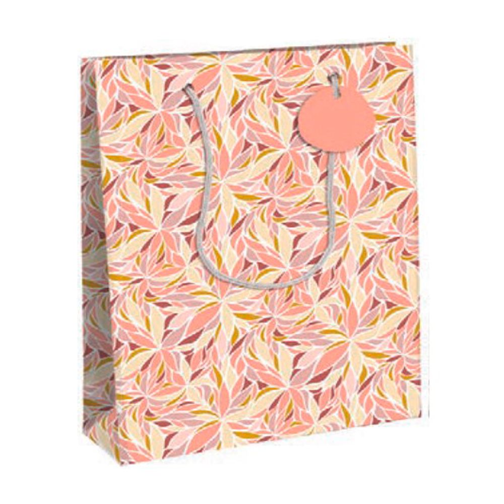 Пакет бумажный подарочный "Lineart", 26.5x14x33 см, разноцветный