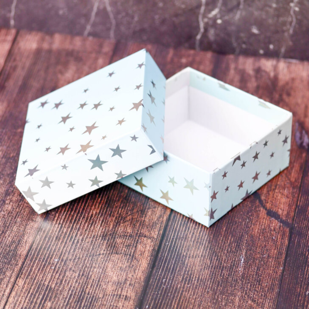 Коробка подарочная "Starry sky", 12х12х6 см, картон - 4