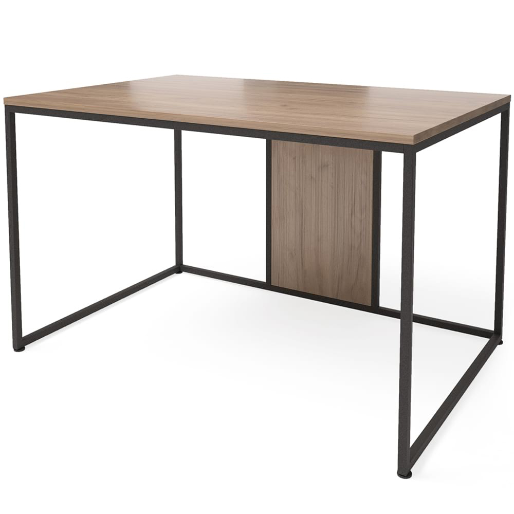 Стол письменный "DT-1", 1200х800х740 мм, черный, табачный крафт