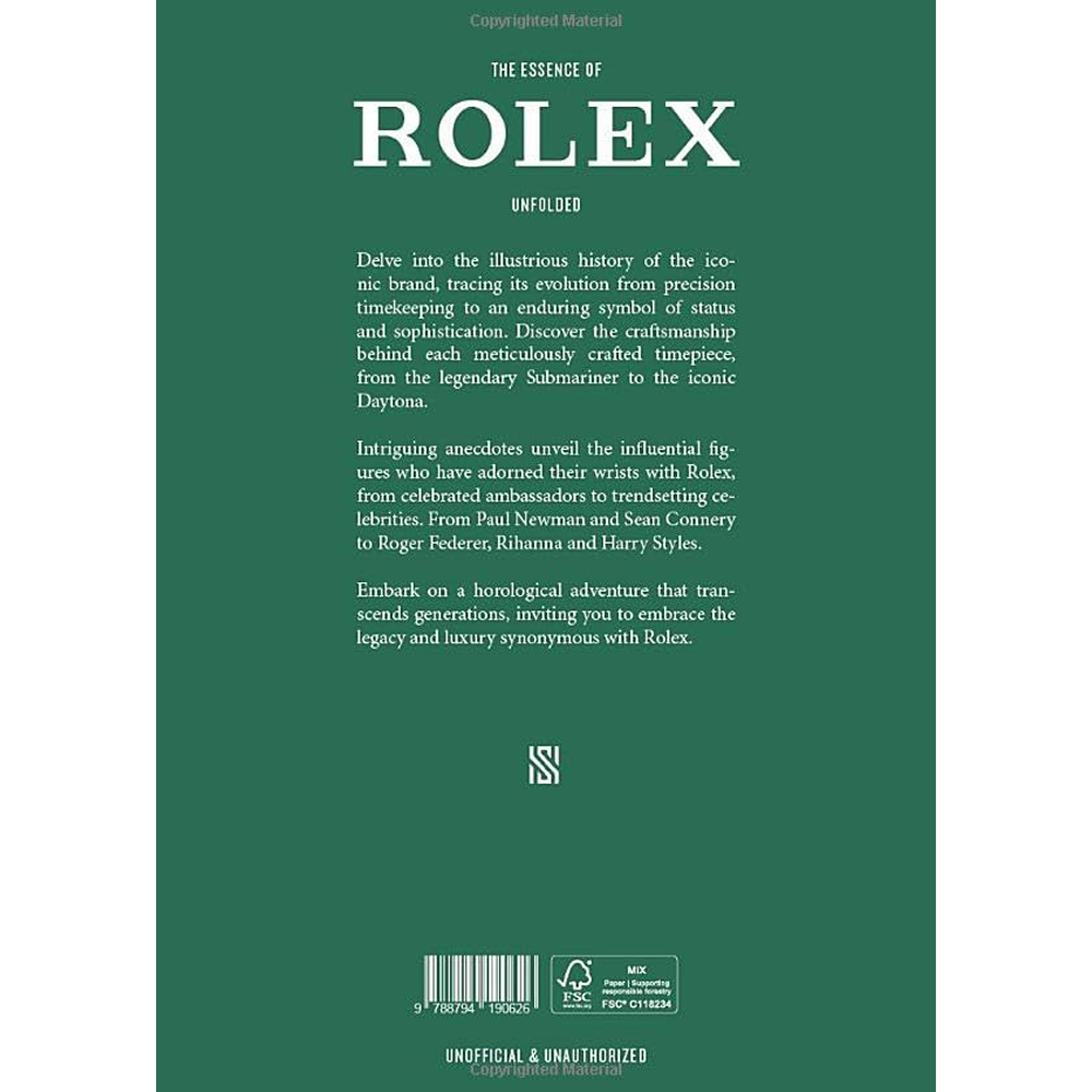 Книга на английском языке "The Essence of Rolex. Unfolded" HB, Jesper Helmin - 2