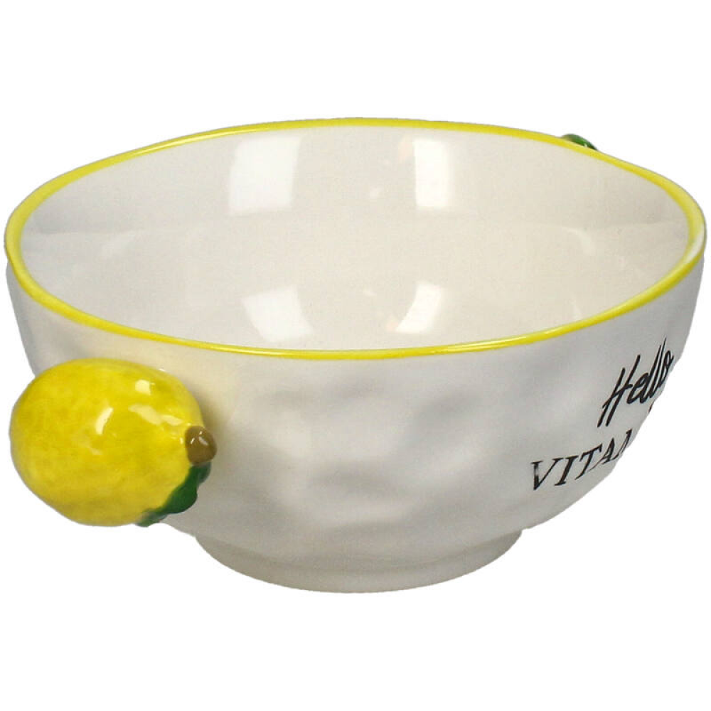 Тарелка фарфоровая "Lemon", 14.8х10.9 см, белый - 3