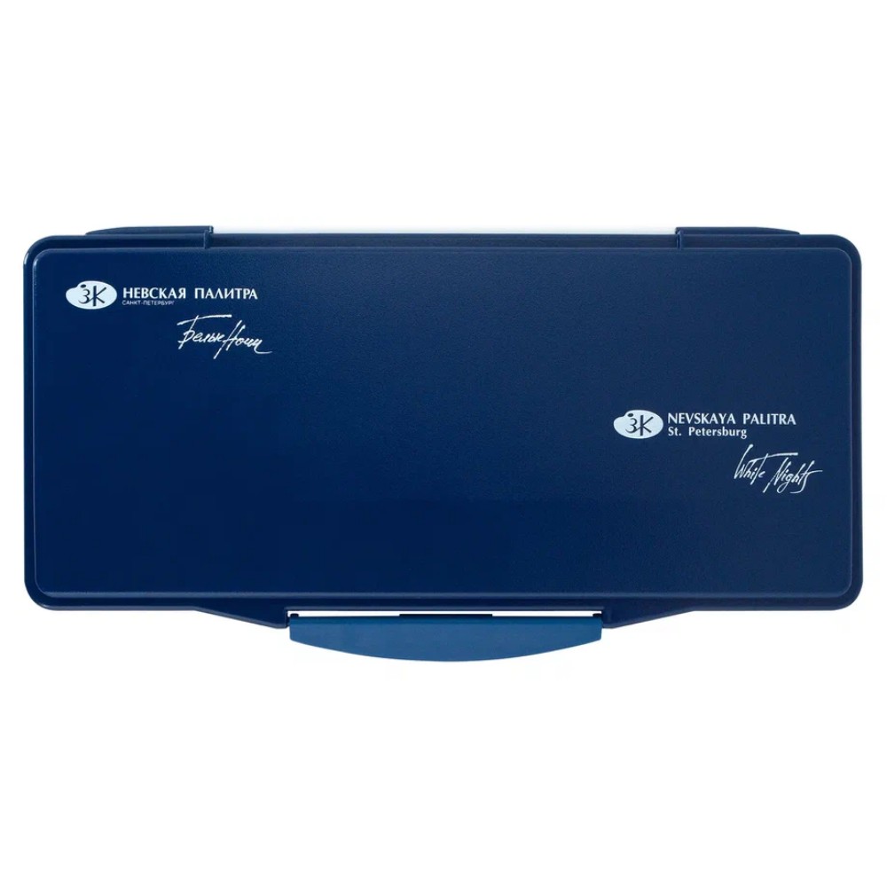 Палитра пластиковая "Белые ночи", прямоугольная, 18 ячеек, с крышкой - 3