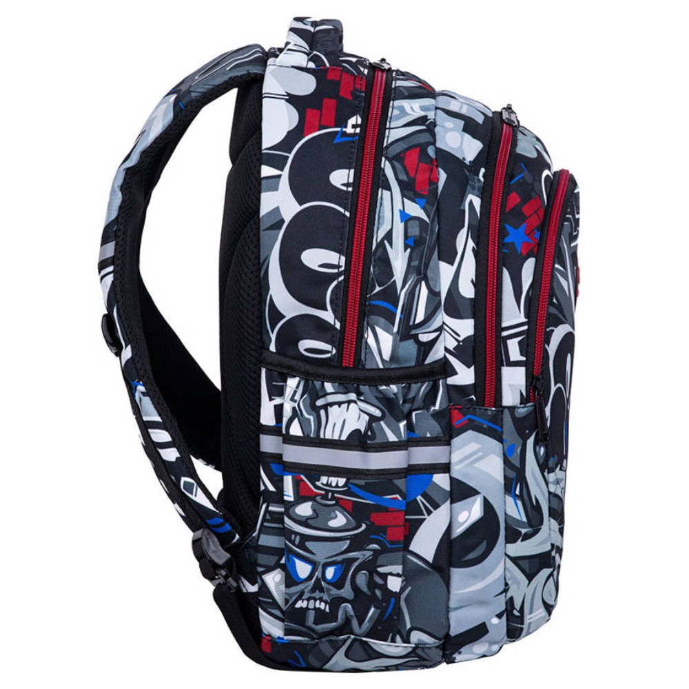 Рюкзак школьный CoolPack "Street art", S, разноцветный