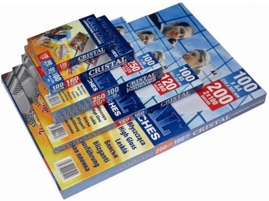 Пленка для ламинирования на самоклеящейся основе, A4, 80 мкм, глянцевая