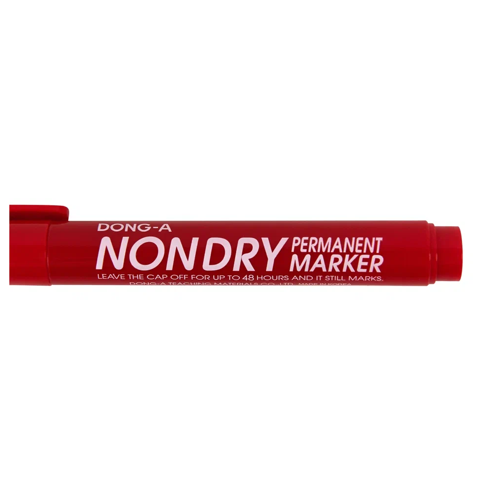 Маркер перманентный "Non-Dry", красный